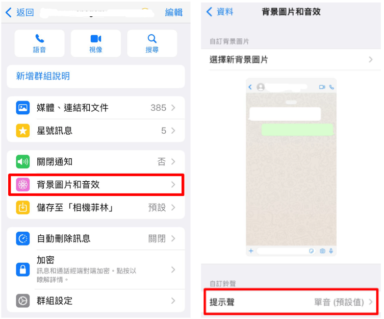WhatsApp 如何为群组或联系人设定专属通知声
